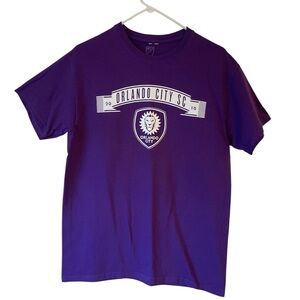 Orlando City SC Men’s size M Purple Graphic short sleeve Tee shirt